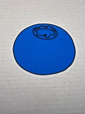 Blueberry Vinyl Cut Sticker